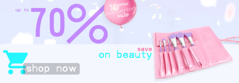 UP TO 70% OFF on beauty products – Birthday Edition