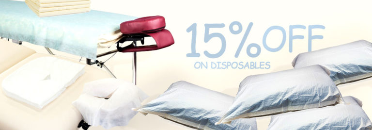 15% OFF on everything disposable!