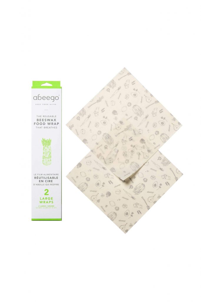 Abeego Large Beeswax Food Wraps (2) from Lierre.ca - Black Friday Blowout sales 2019