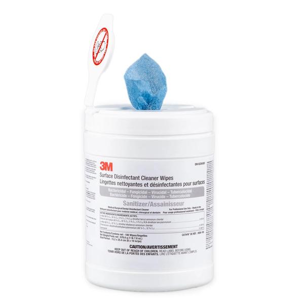 3M Surface Disinfectant Cleaner Wipes (100)